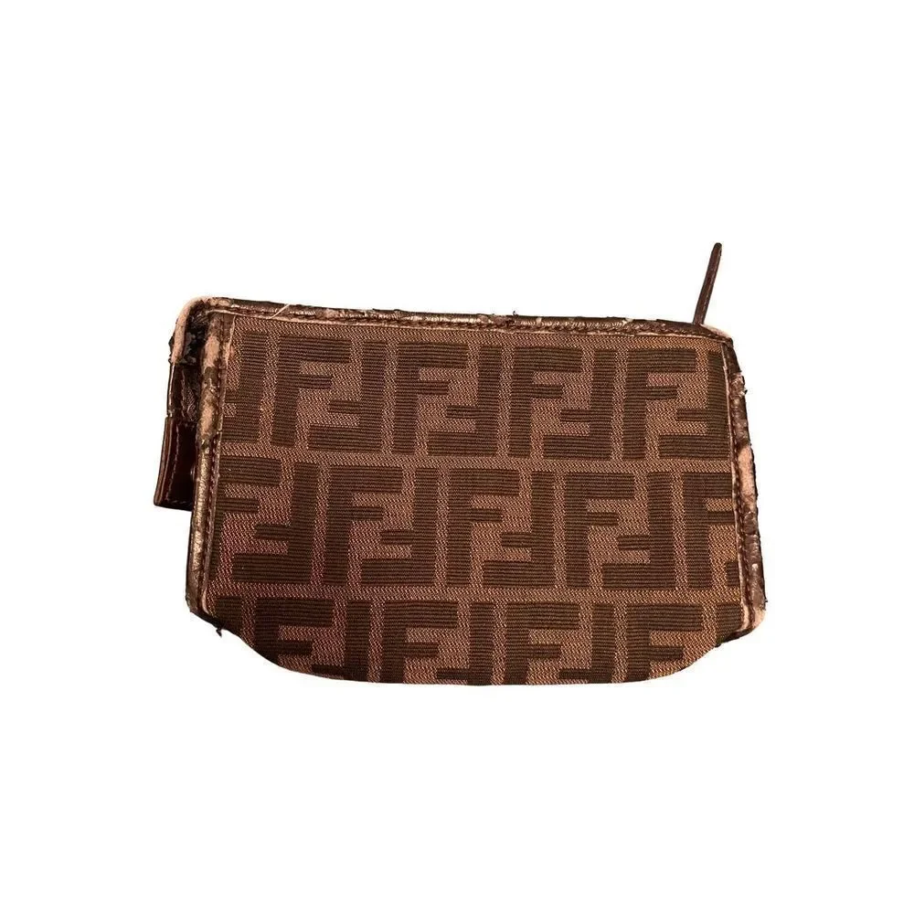 Fendi Zucca Monogram Pouch Vintage 90’s